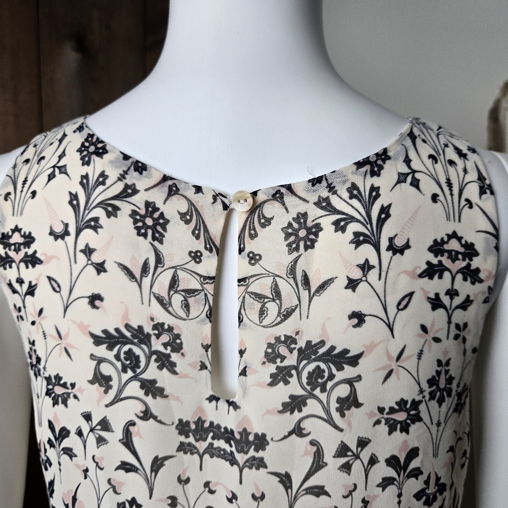 Max Studio Floral Dressy Tank Sleeveless Top - Picture 6 of 12